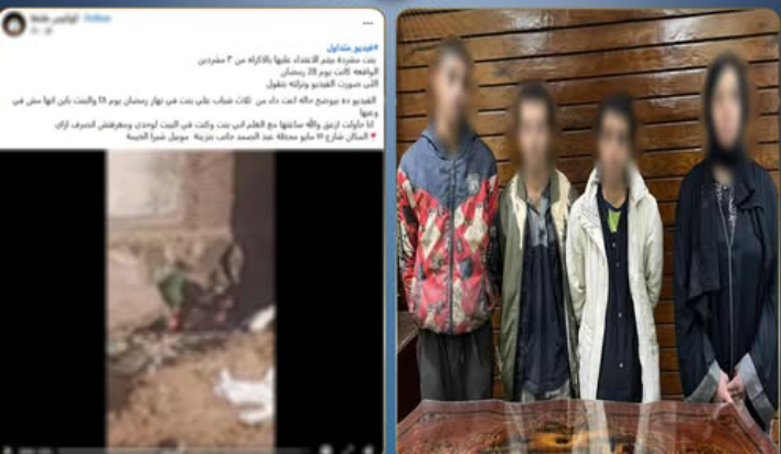 ضبط 3 أشخاص وسيدة بتهمة التعدي على فتاة بشبرا الخيمة